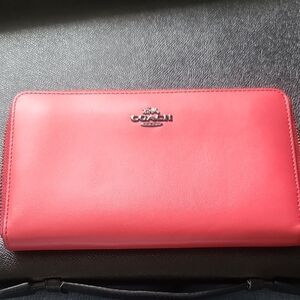 Coach Continental Zip Around Wallet